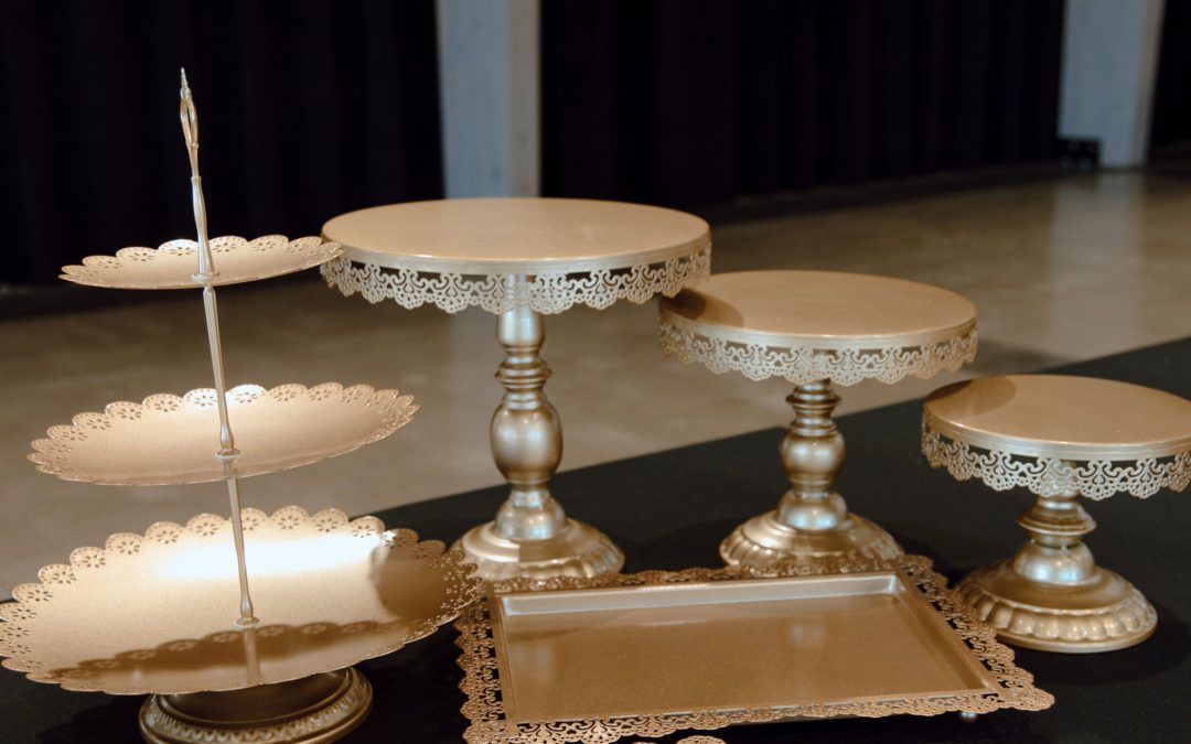 Charger Plates and Dessert Stands